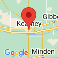 Map of Kearney, NE US